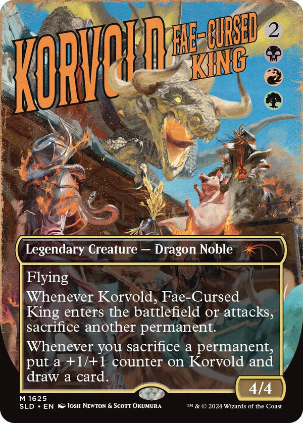 Korvold, Fae - Cursed King [SLD - 1625] - Cartes Sportives Rive Sud