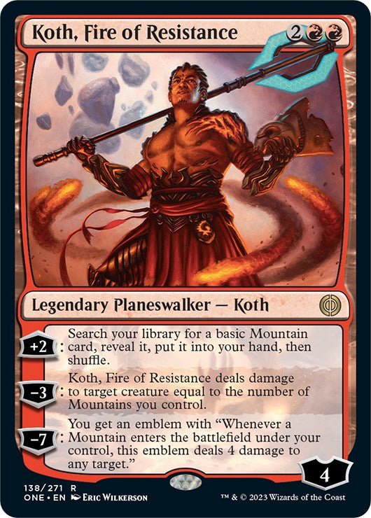 Koth, Fire of Resistance [ONE - 138] - Cartes Sportives Rive Sud