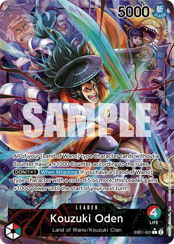 Kouzuki Oden (Alternate Art) [EB - 01 - EB01 - 001] - Cartes Sportives Rive Sud