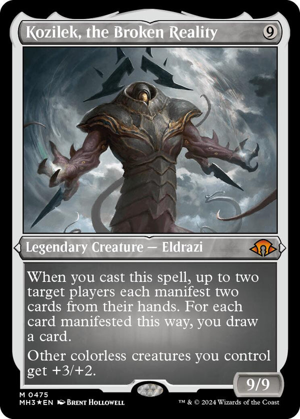 Kozilek, the Broken Reality (Foil Etched) [MH3 - 475] - Cartes Sportives Rive Sud