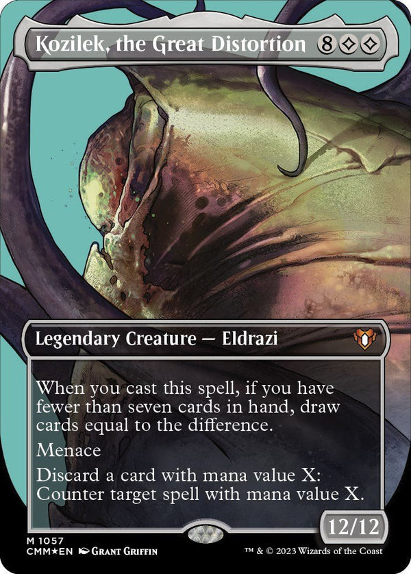 Kozilek, the Great Distortion (Textured Foil) [CMM - 1057] - Cartes Sportives Rive Sud