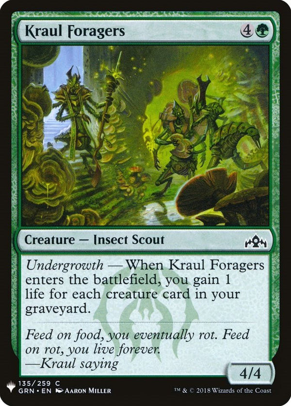 Kraul Foragers [LIST - 135] - Cartes Sportives Rive Sud