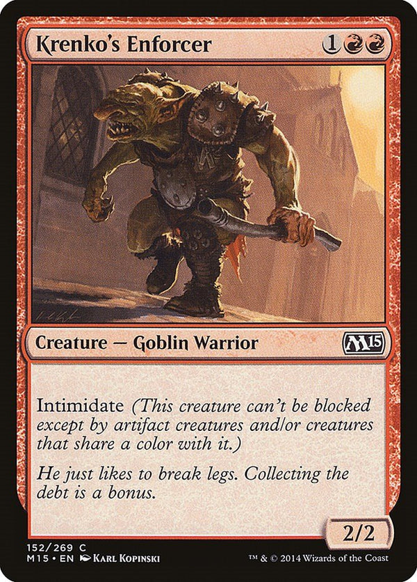 Krenko's Enforcer [M15 - 152] - Cartes Sportives Rive Sud