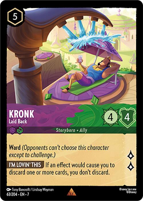 Kronk - Laid Back [7 - 63/204] - Cartes Sportives Rive Sud