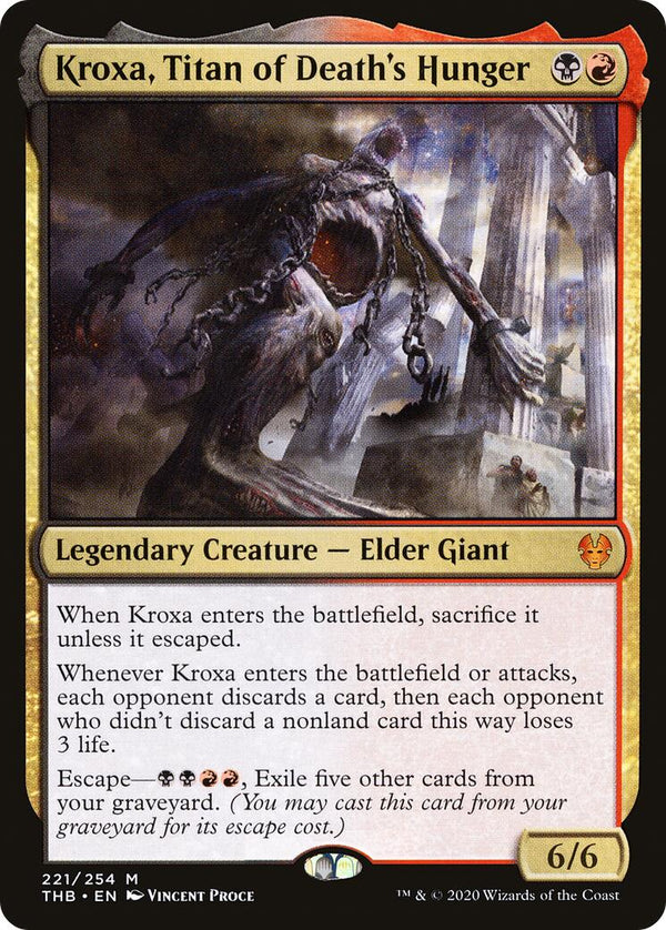 Kroxa, Titan of Death's Hunger [THB - 221] - Cartes Sportives Rive Sud