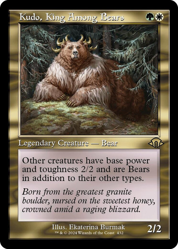 Kudo, King Among Bears (Retro Frame) [MH3 - 432] - Cartes Sportives Rive Sud