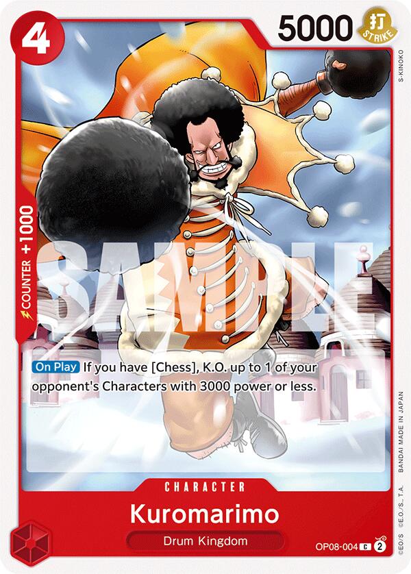 Kuromarimo [OP08 - OP08 - 004] - Cartes Sportives Rive Sud