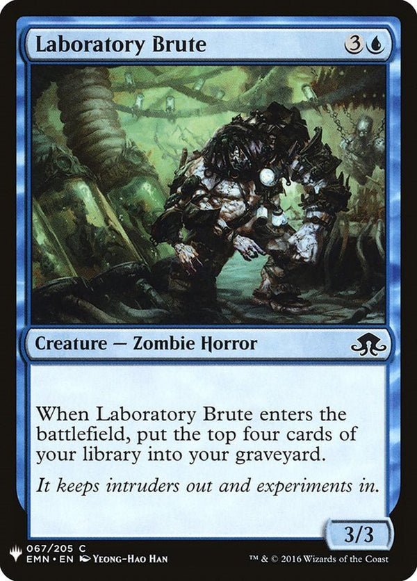 Laboratory Brute [LIST - 67] - Cartes Sportives Rive Sud
