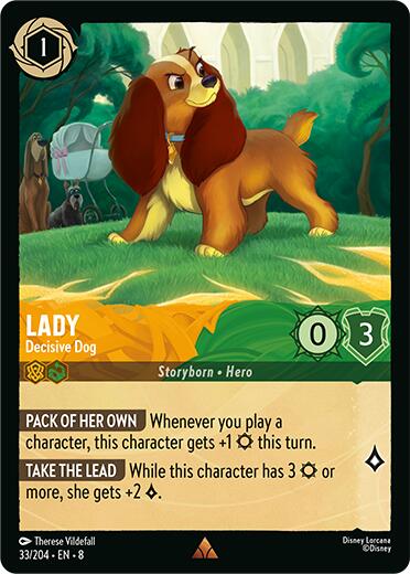 Lady - Decisive Dog [8 - 33/204] - Cartes Sportives Rive Sud
