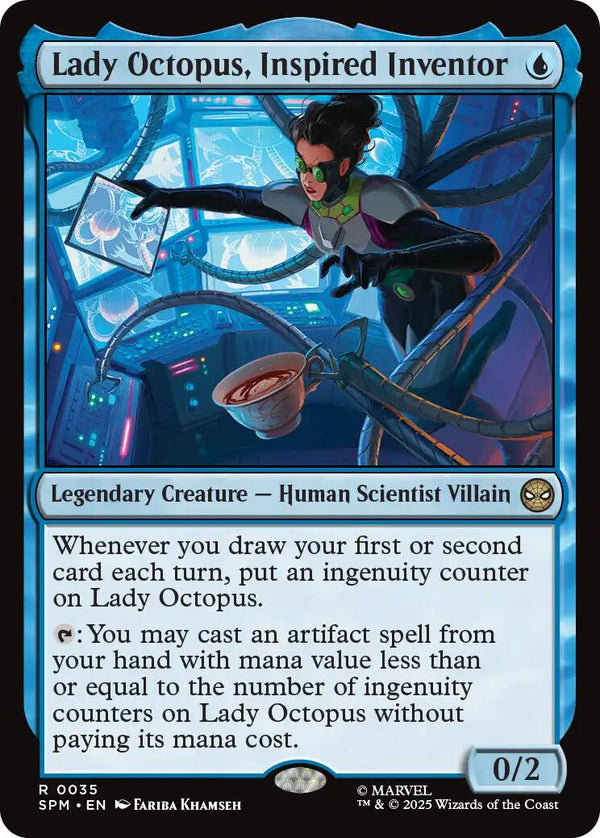 Lady Octopus, Inspired Inventor [SPM - 35] - Cartes Sportives Rive Sud