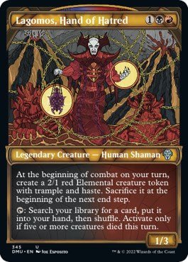 Lagomos, Hand of Hatred (Textured Foil) [DMU - 345] - Cartes Sportives Rive Sud