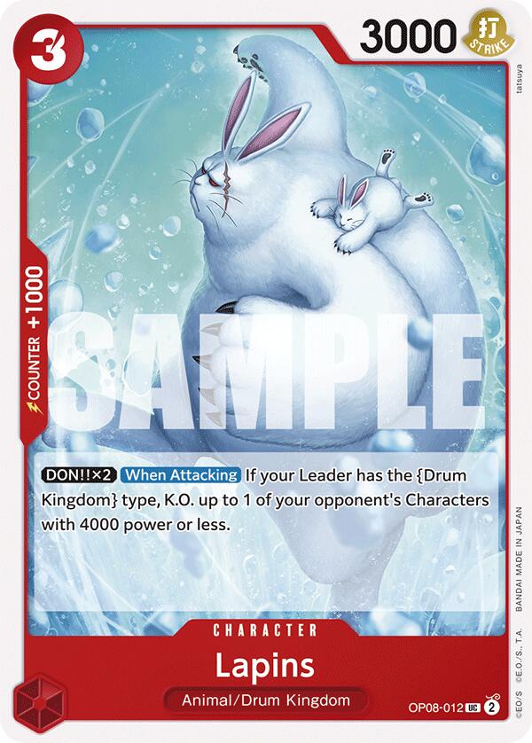 Lapins [OP08 - OP08 - 012] - Cartes Sportives Rive Sud