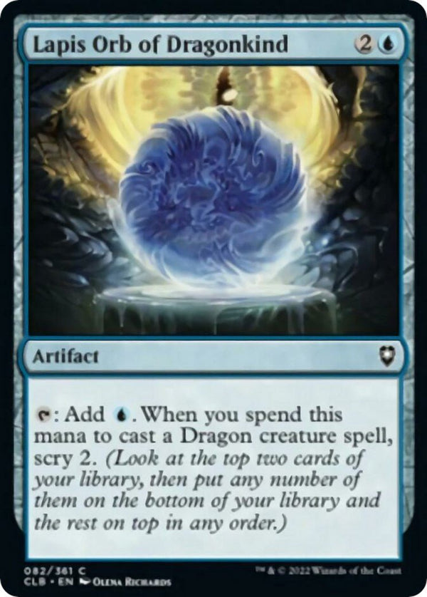 Lapis Orb of Dragonkind [CLB - 82] - Cartes Sportives Rive Sud