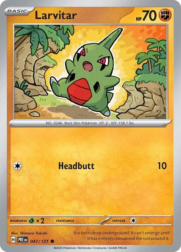 Larvitar [PRE - 047/131] - Cartes Sportives Rive Sud