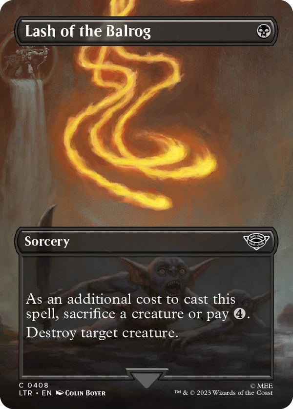 Lash of the Balrog (Borderless) [LTR - 408] - Cartes Sportives Rive Sud