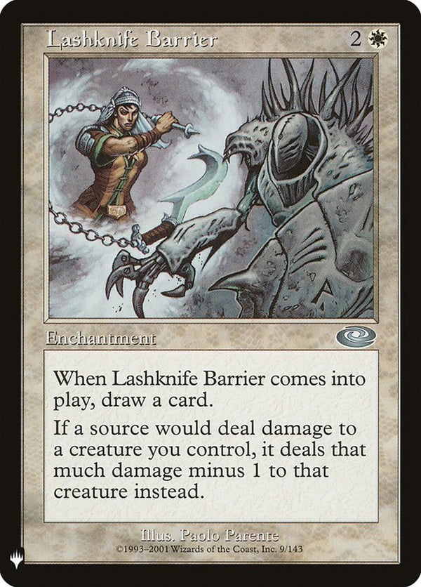 Lashknife Barrier [LIST - 9] - Cartes Sportives Rive Sud