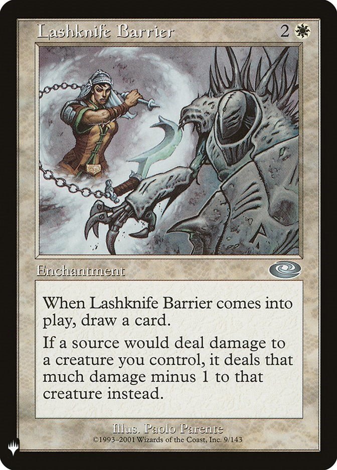 Lashknife Barrier [LIST - 9] - Cartes Sportives Rive Sud