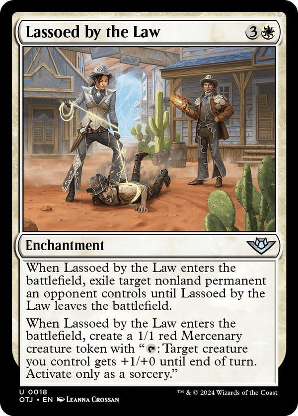 Lassoed by the Law [OTJ - 18] - Cartes Sportives Rive Sud