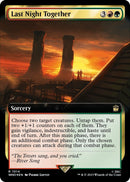 Last Night Together (Extended Art) (Surge Foil) [WHO - 1014] - Cartes Sportives Rive Sud