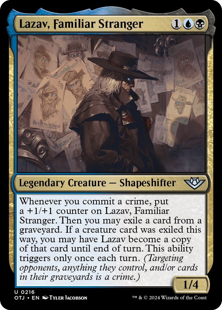 Lazav, Familiar Stranger [OTJ - 216] - Cartes Sportives Rive Sud
