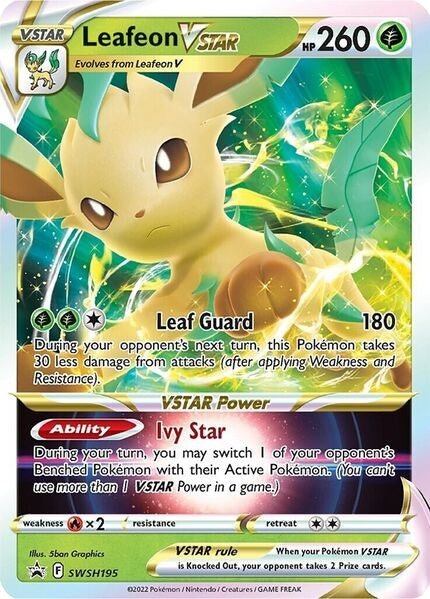 Leafeon VSTAR - SWSH195 [SWSD - SWSH195] - Cartes Sportives Rive Sud