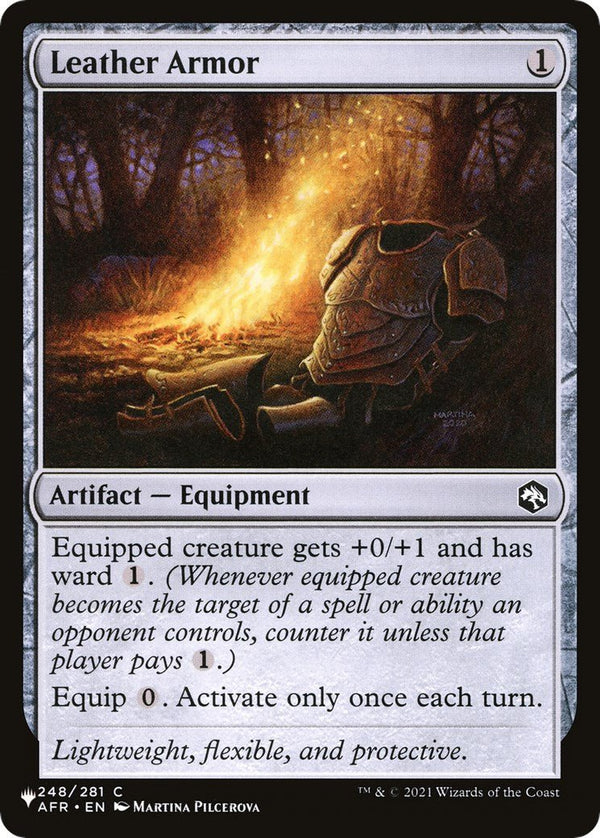 Leather Armor [LIST - 248/281] - Cartes Sportives Rive Sud