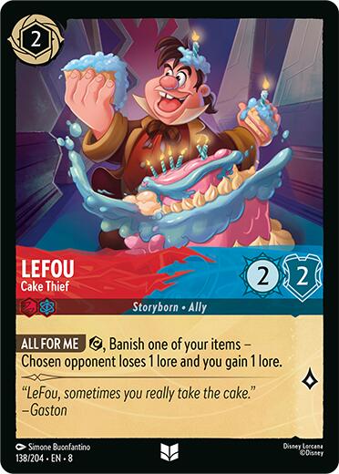 LeFou - Cake Thief [8 - 138/204] - Cartes Sportives Rive Sud