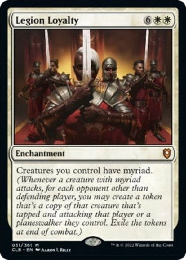 Legion Loyalty [CLB - 31] - Cartes Sportives Rive Sud