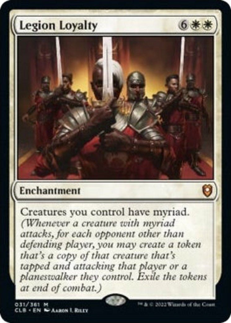Legion Loyalty [CLB - 31] - Cartes Sportives Rive Sud