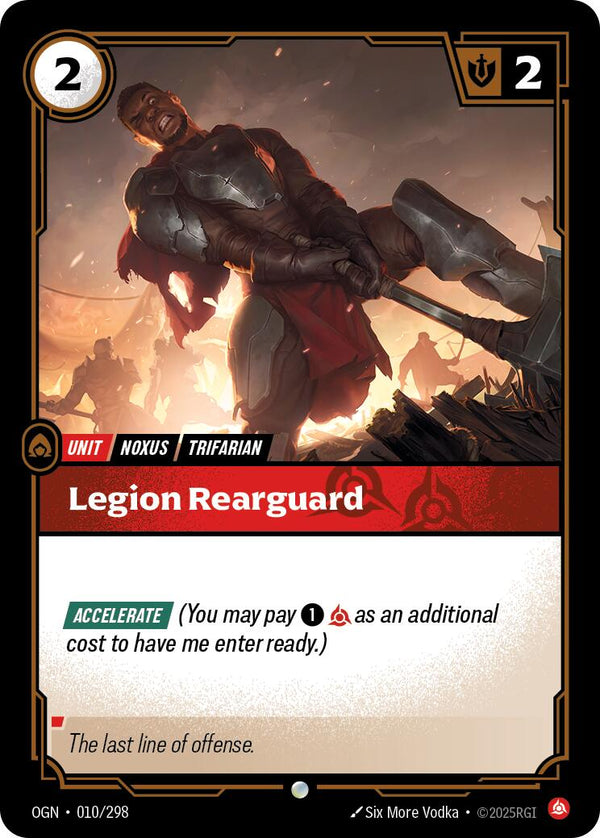 Legion Rearguard [OGN - 010/298] - Cartes Sportives Rive Sud