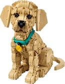 Lego Icons Golden Retriever Puppy (2102 Pieces) 11384 - Cartes Sportives Rive Sud
