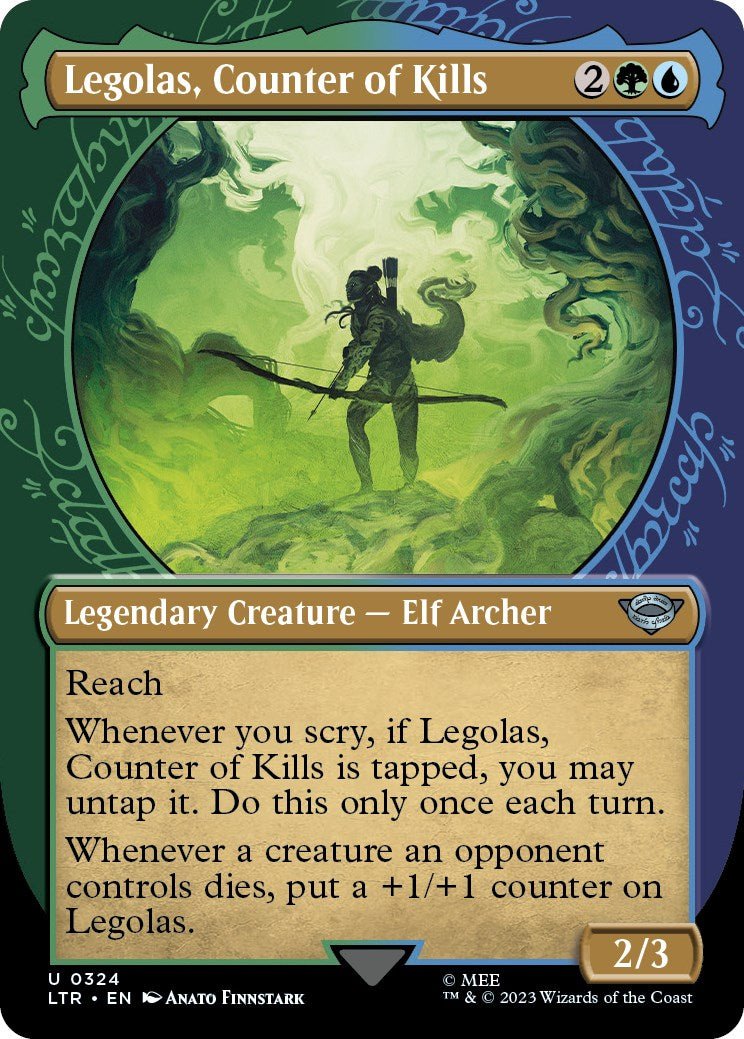 Legolas, Counter of Kills (Showcase) [LTR - 324] - Cartes Sportives Rive Sud
