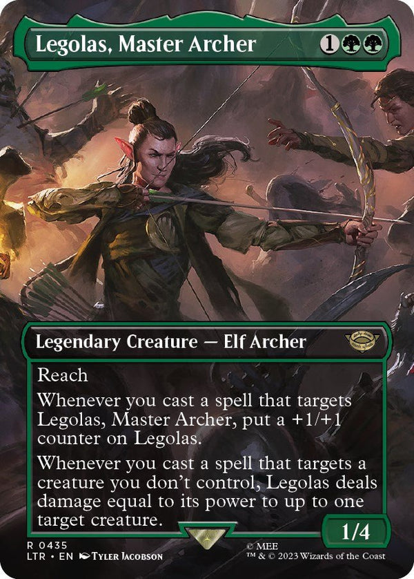 Legolas, Master Archer (Borderless) [LTR - 435] - Cartes Sportives Rive Sud