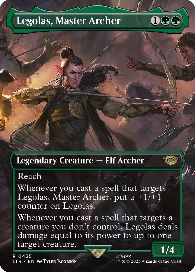 Legolas, Master Archer (Borderless) [LTR - 435] - Cartes Sportives Rive Sud