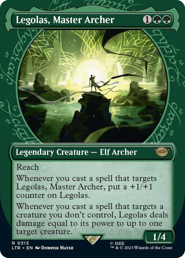 Legolas, Master Archer (Showcase) [LTR - 313] - Cartes Sportives Rive Sud