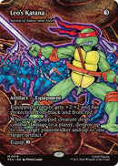 Leo's Katana - Sword of Sinew and Steel (Borderless) [PZA - 18] - Cartes Sportives Rive Sud