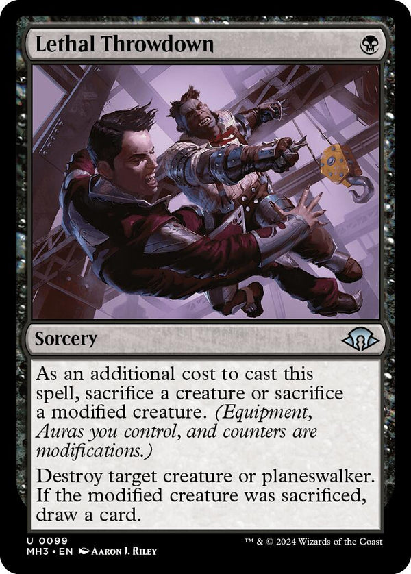 Lethal Throwdown [MH3 - 99] - Cartes Sportives Rive Sud