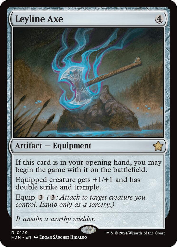 Leyline Axe [FDN - 129] - Cartes Sportives Rive Sud