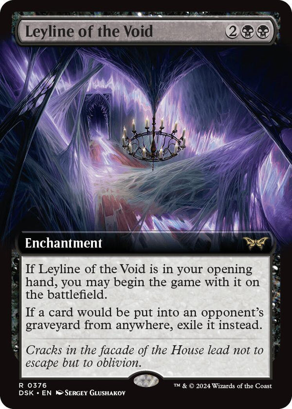 Leyline of the Void (Extended Art) [DSK - 376] - Cartes Sportives Rive Sud