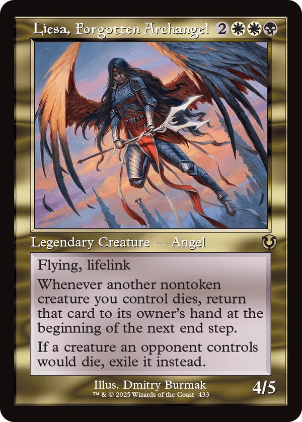 Liesa, Forgotten Archangel (Retro Frame) [INR - 433] - Cartes Sportives Rive Sud