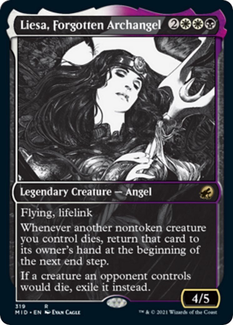 Liesa, Forgotten Archangel (Showcase) [MID - 319] - Cartes Sportives Rive Sud