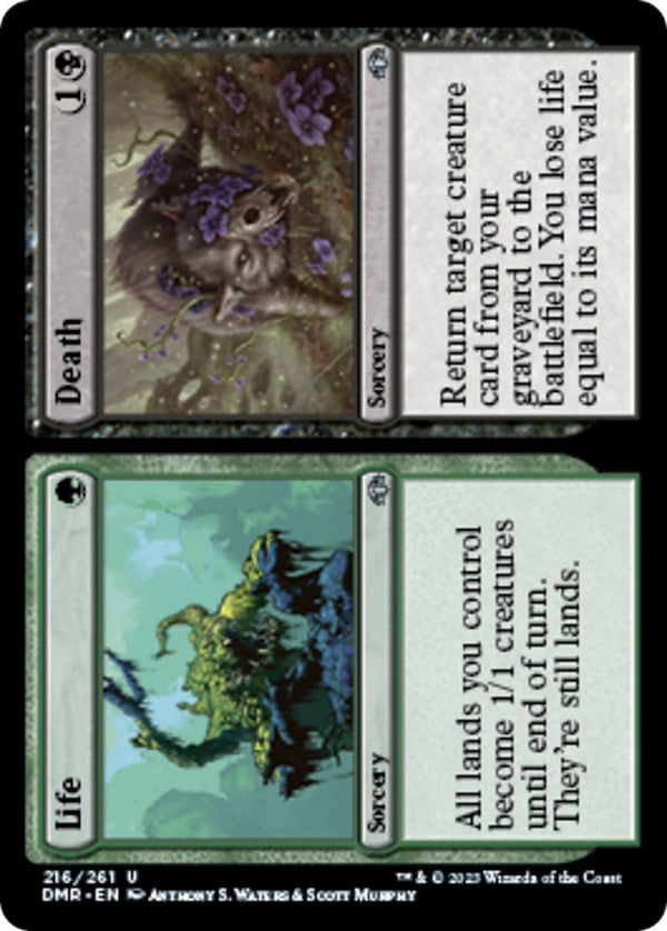 Life // Death [DMR - 216] - Cartes Sportives Rive Sud
