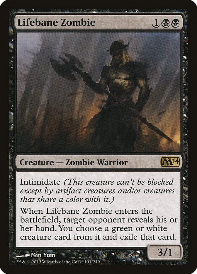 Lifebane Zombie [M14 - 101] - Cartes Sportives Rive Sud