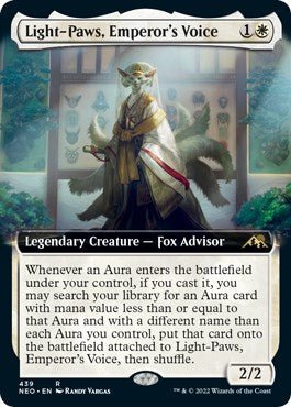 Light - Paws, Emperor's Voice (Extended Art) [NEO - 439] - Cartes Sportives Rive Sud