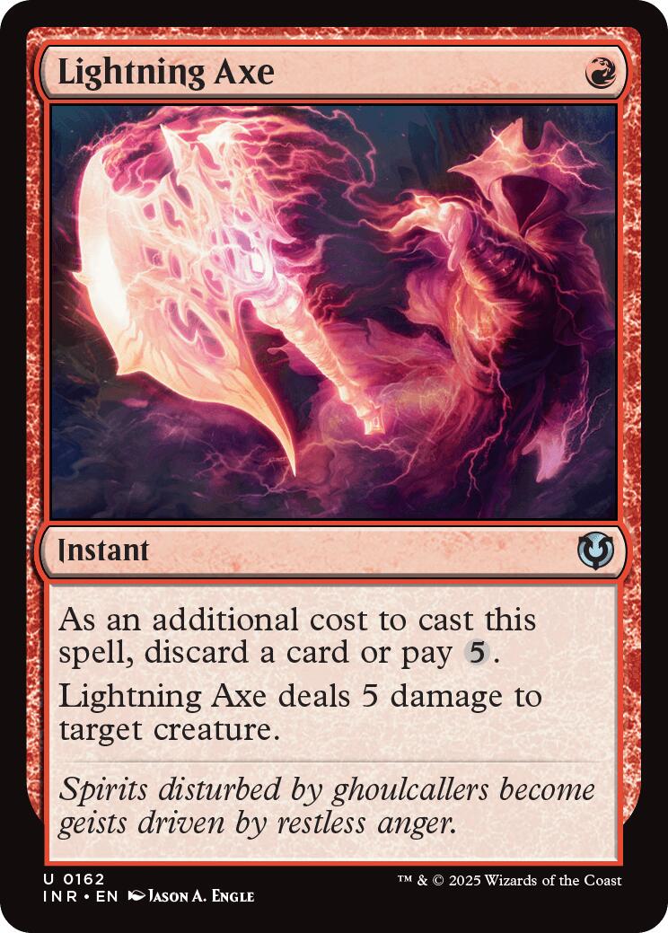 Lightning Axe [INR - 162] - Cartes Sportives Rive Sud