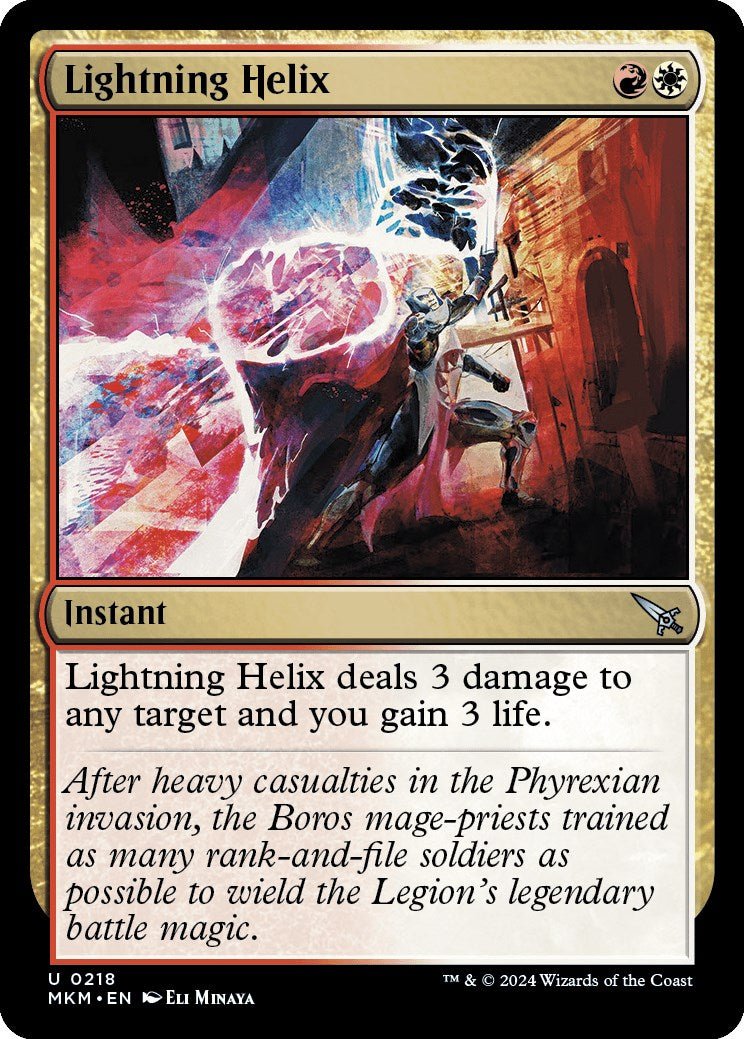 Lightning Helix [MKM - 218] - Cartes Sportives Rive Sud