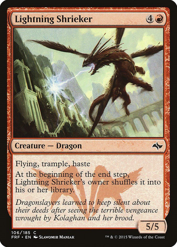 Lightning Shrieker [FRF - 106] - Cartes Sportives Rive Sud