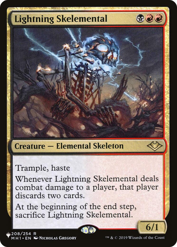 Lightning Skelemental [LIST - 208/254] - Cartes Sportives Rive Sud