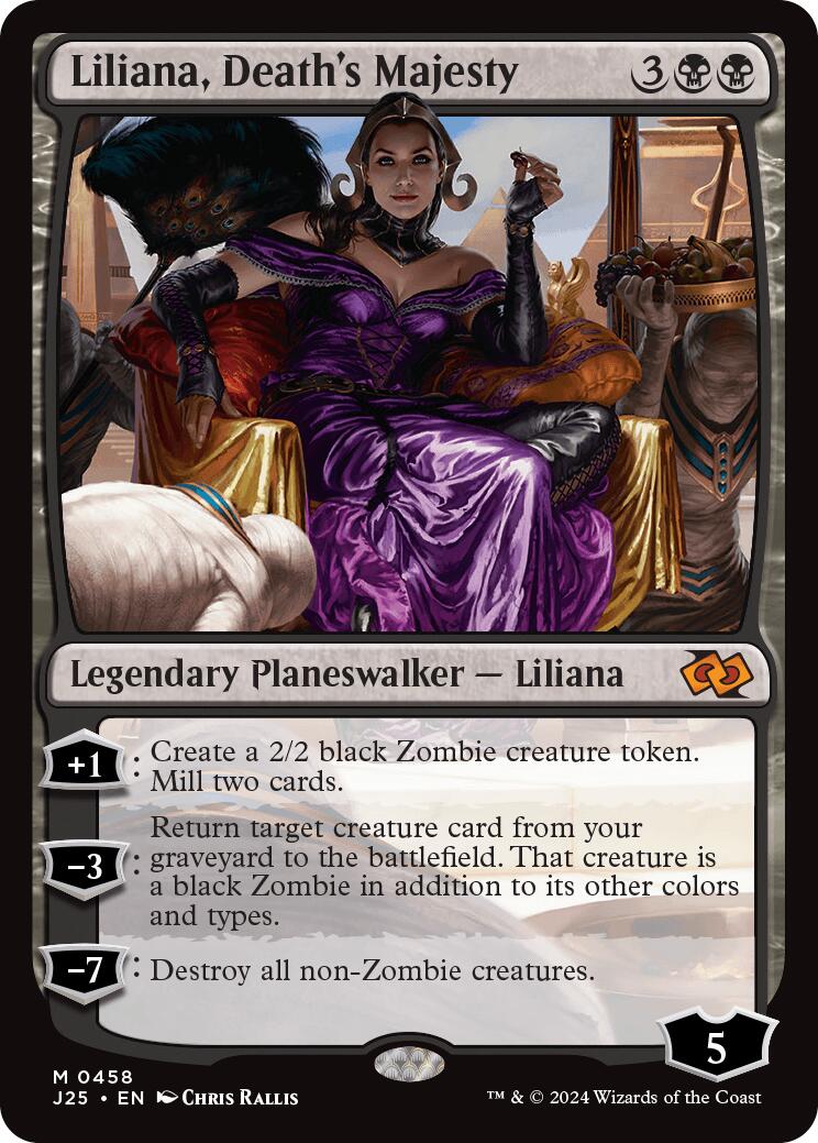 Liliana, Death's Majesty [J25 - 458] - Cartes Sportives Rive Sud