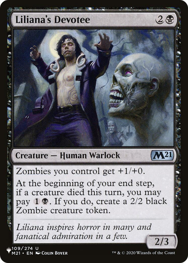 Liliana's Devotee [LIST - 109/274] - Cartes Sportives Rive Sud